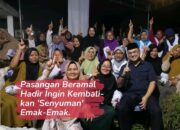 Pasangan ” BERAMAL ” Erzaldi-Yuri Kemal Nomor Urut 1 Hadir Ingin Kembalikan ” Senyuman ” Emak-emak